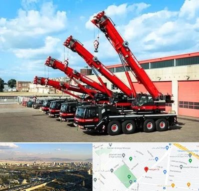 جرثقیل در هنگام 