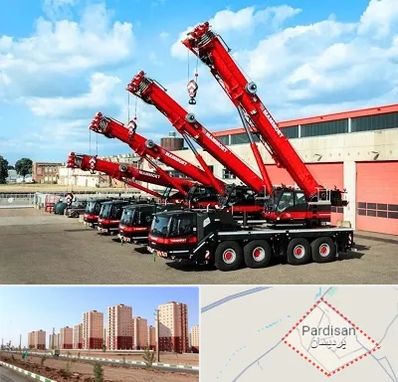 جرثقیل در پردیسان قم