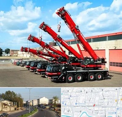 جرثقیل در ضیابری رشت