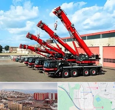 جرثقیل در سهند تبریز