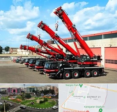 جرثقیل در تهرانسر 