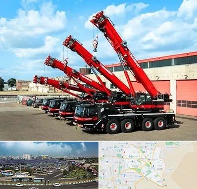 جرثقیل در منطقه 15 تهران 