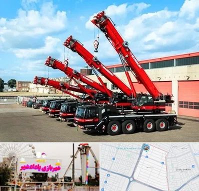 جرثقیل در پادادشهر اهواز