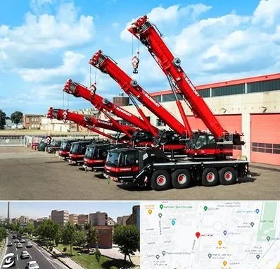 جرثقیل در شهرک آزمایش 