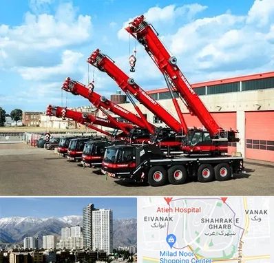 جرثقیل در شهرک غرب 