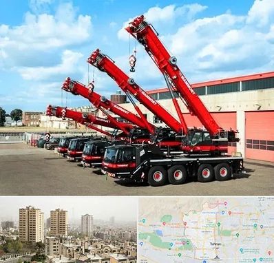 جرثقیل در منطقه 5 تهران 