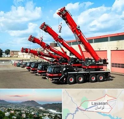 جرثقیل در لواسان