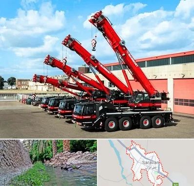 جرثقیل در سراوان