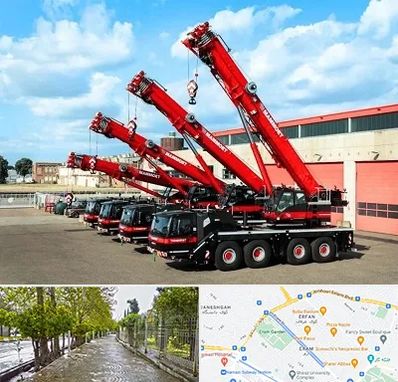 جرثقیل در خیابان ارم شیراز