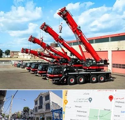 جرثقیل در افسریه 