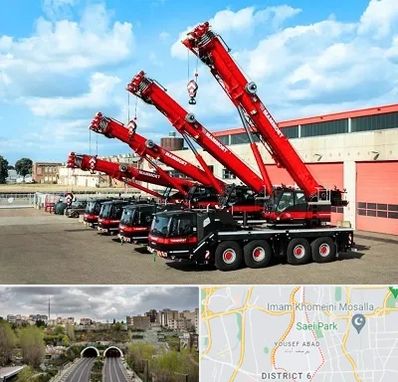 جرثقیل در یوسف آباد 