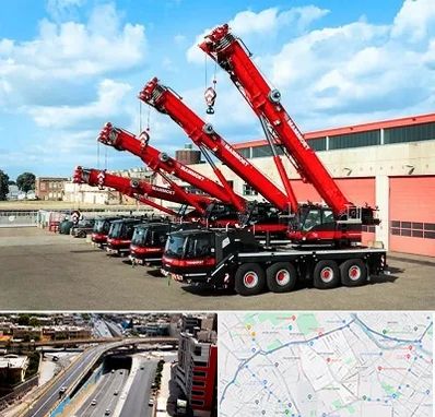 جرثقیل در ستارخان شیراز