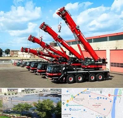 جرثقیل در گلستان اهواز