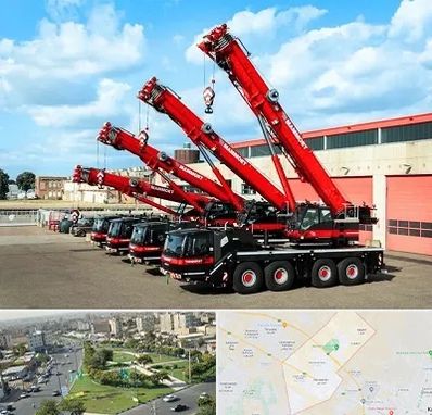 جرثقیل در کمال شهر کرج