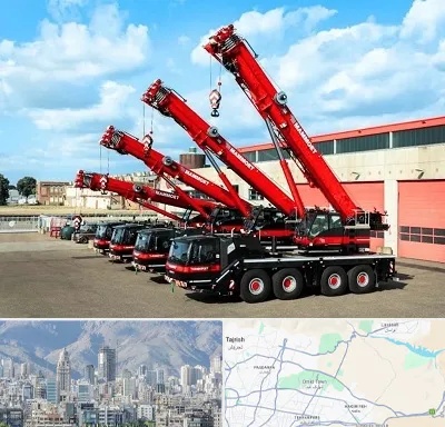 جرثقیل در شمال شرق تهران