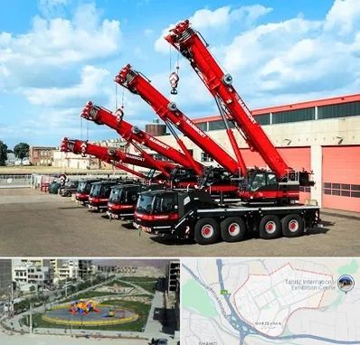 جرثقیل در مرزداران تبریز