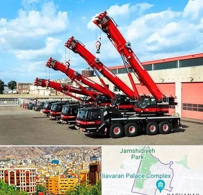 جرثقیل در نیاوران 