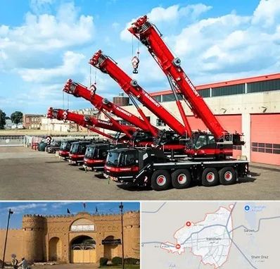 جرثقیل در ایرانشهر