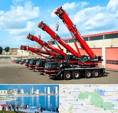 جرثقیل در چیتگر 