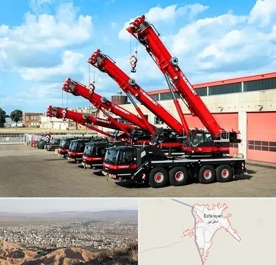 جرثقیل در اسفراین