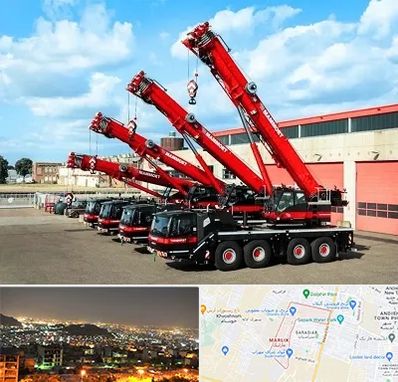 جرثقیل در مارلیک کرج