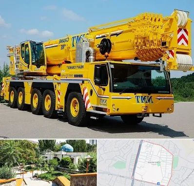 جرثقیل کفه دار در باغمیشه تبریز