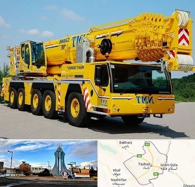 جرثقیل کفه دار در تایباد