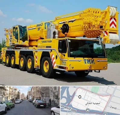 جرثقیل کفه دار در مجیدیه شمالی