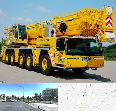 جرثقیل کفه دار در بلوار کلاهدوز مشهد