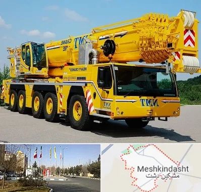 جرثقیل کفه دار در مشکین دشت