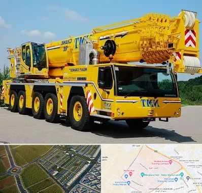 جرثقیل کفه دار در الهیه مشهد