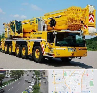 جرثقیل کفه دار در ستارخان 