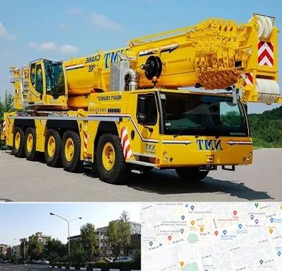 جرثقیل کفه دار در میدان کاج 