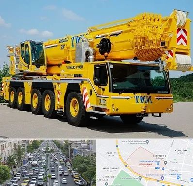 جرثقیل کفه دار در گلشهر کرج