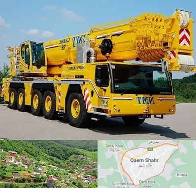 جرثقیل کفه دار در قائم شهر