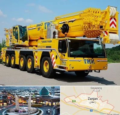 جرثقیل کفه دار در زنجان