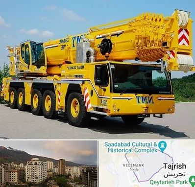 جرثقیل کفه دار در زعفرانیه 