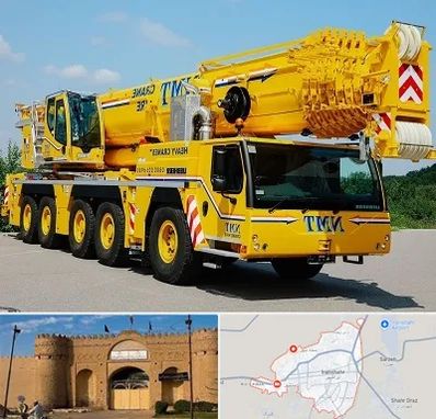 جرثقیل کفه دار در ایرانشهر