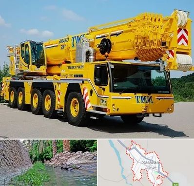 جرثقیل کفه دار در سراوان