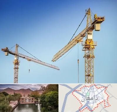 تاور کرین در دامغان