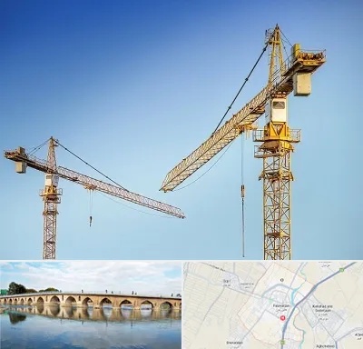 تاور کرین در فلاورجان