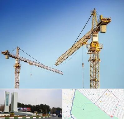 تاور کرین در بلوار فلسیطین مشهد