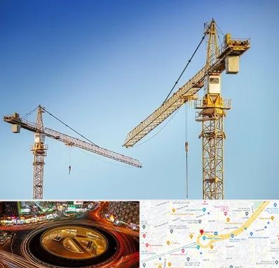 تاور کرین در میدان ولیعصر 