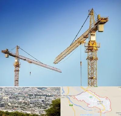 تاور کرین در یاسوج