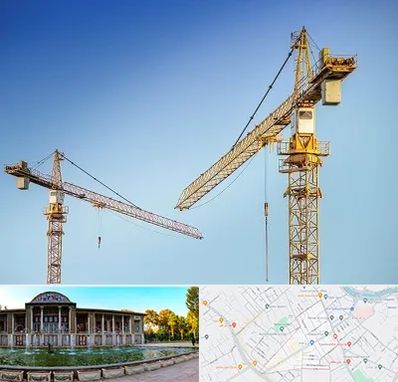 تاور کرین در عفیف آباد شیراز