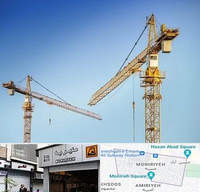 تاور کرین در منیریه 