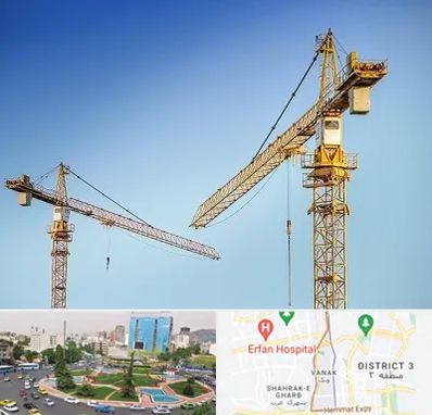 تاور کرین در ونک 