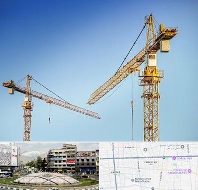 تاور کرین در مرکز تهران