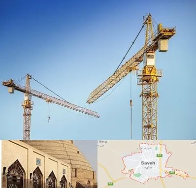 تاور کرین در ساوه