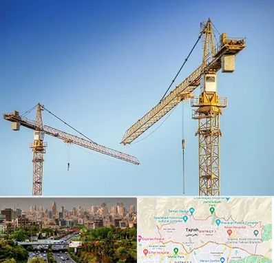 تاور کرین در منطقه 1 تهران 